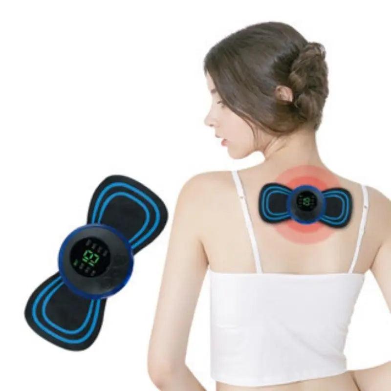 relaxpro massager massageador eletrico para dores no pescoso, costas, articulações - hipermagazin