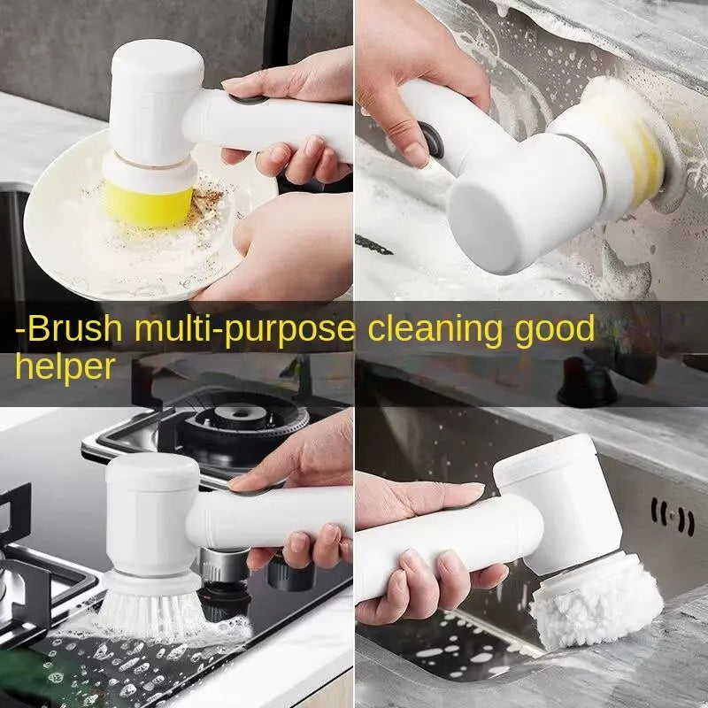 turbo clean escova multifuncional eletrica para limpeza em geral